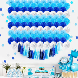 Blue Gradient Party Decoration Kit