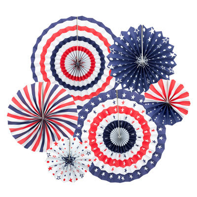6 or 8 pcs/set Party Paper Fans   | Nicro Party