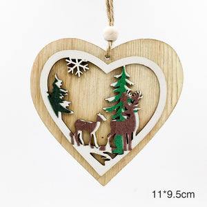 Christmas 3D Wooden Pendants | Nicro Party