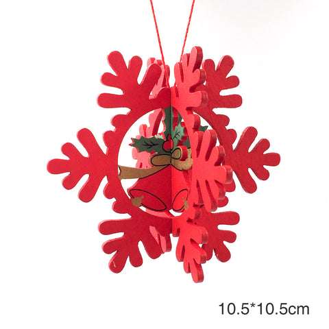 Image of Christmas 3D Wooden Pendants | Nicro Party