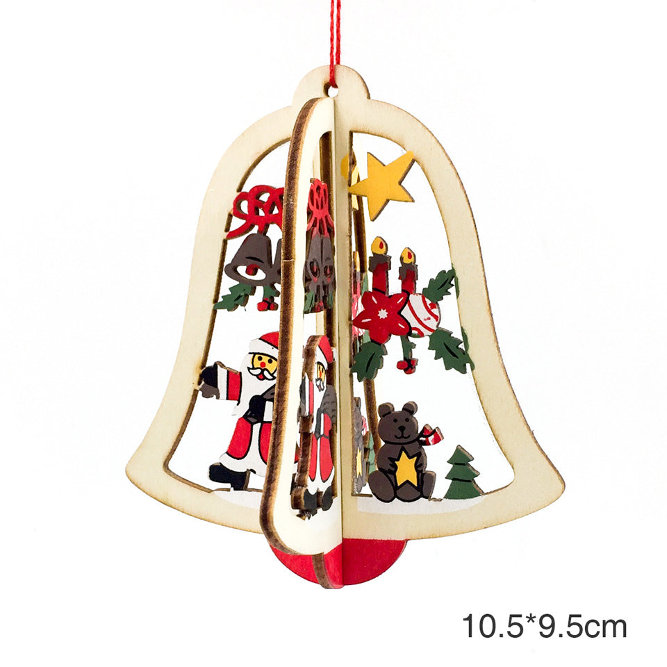 Christmas 3D Wooden Pendants | Nicro Party