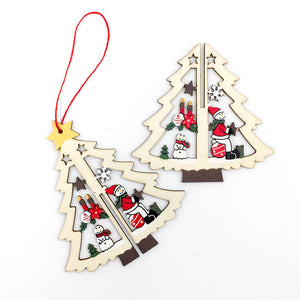 Christmas 3D Wooden Pendants | Nicro Party