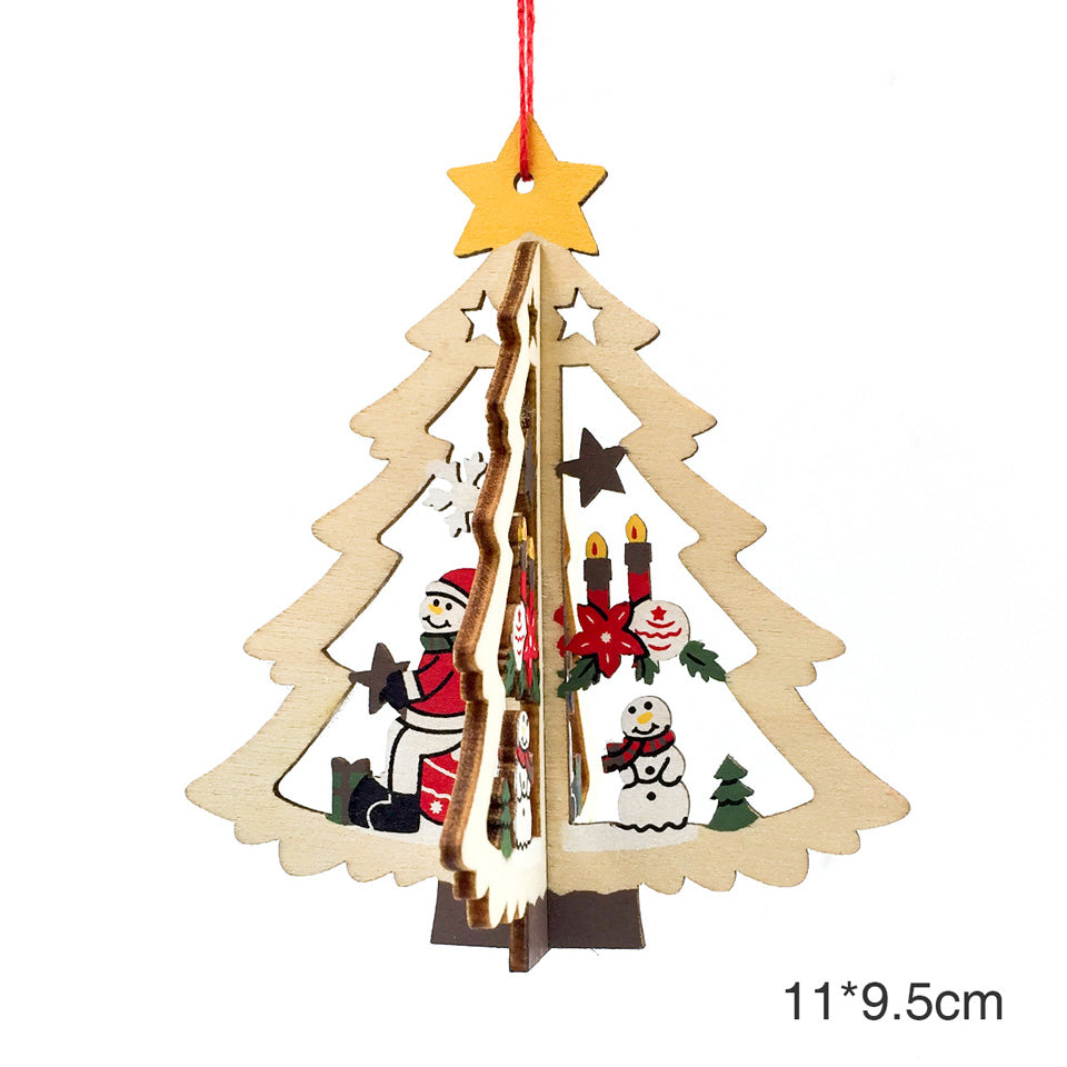 Christmas 3D Wooden Pendants | Nicro Party