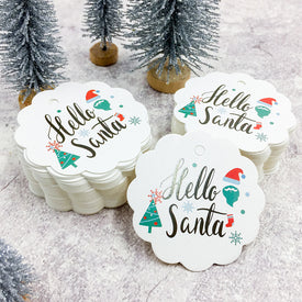 100 PCS Christmas Paper Tags | Nicro Party
