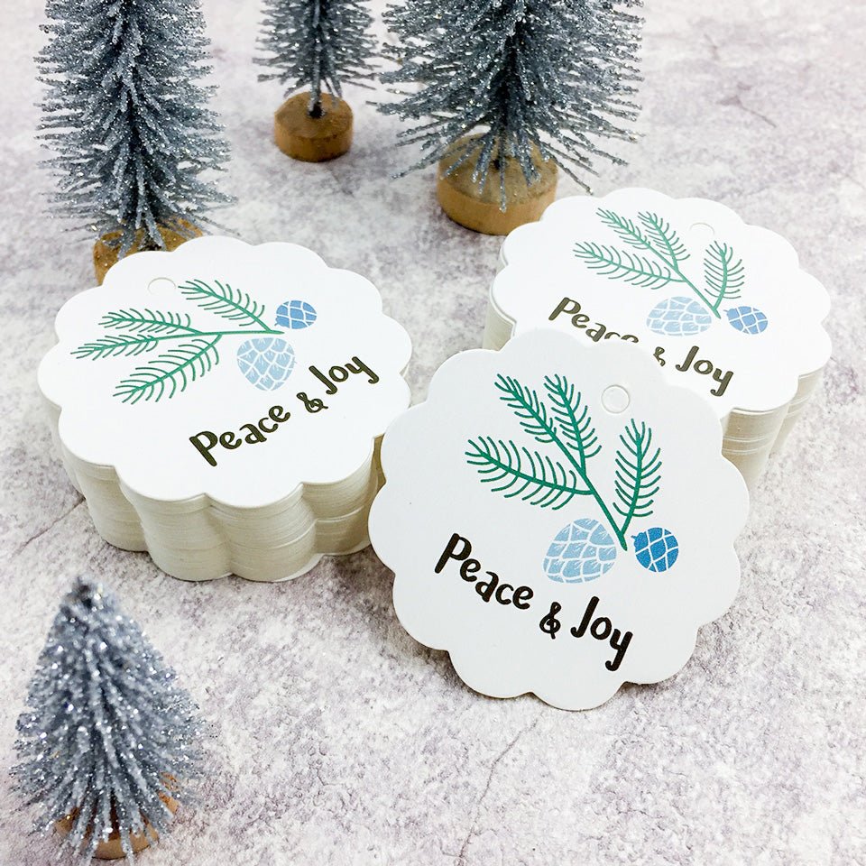 100 PCS Christmas Paper Tags | Nicro Party