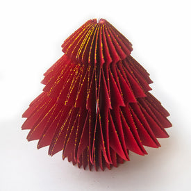 Christmas Tree Pendant Thick Paper Honeycomb