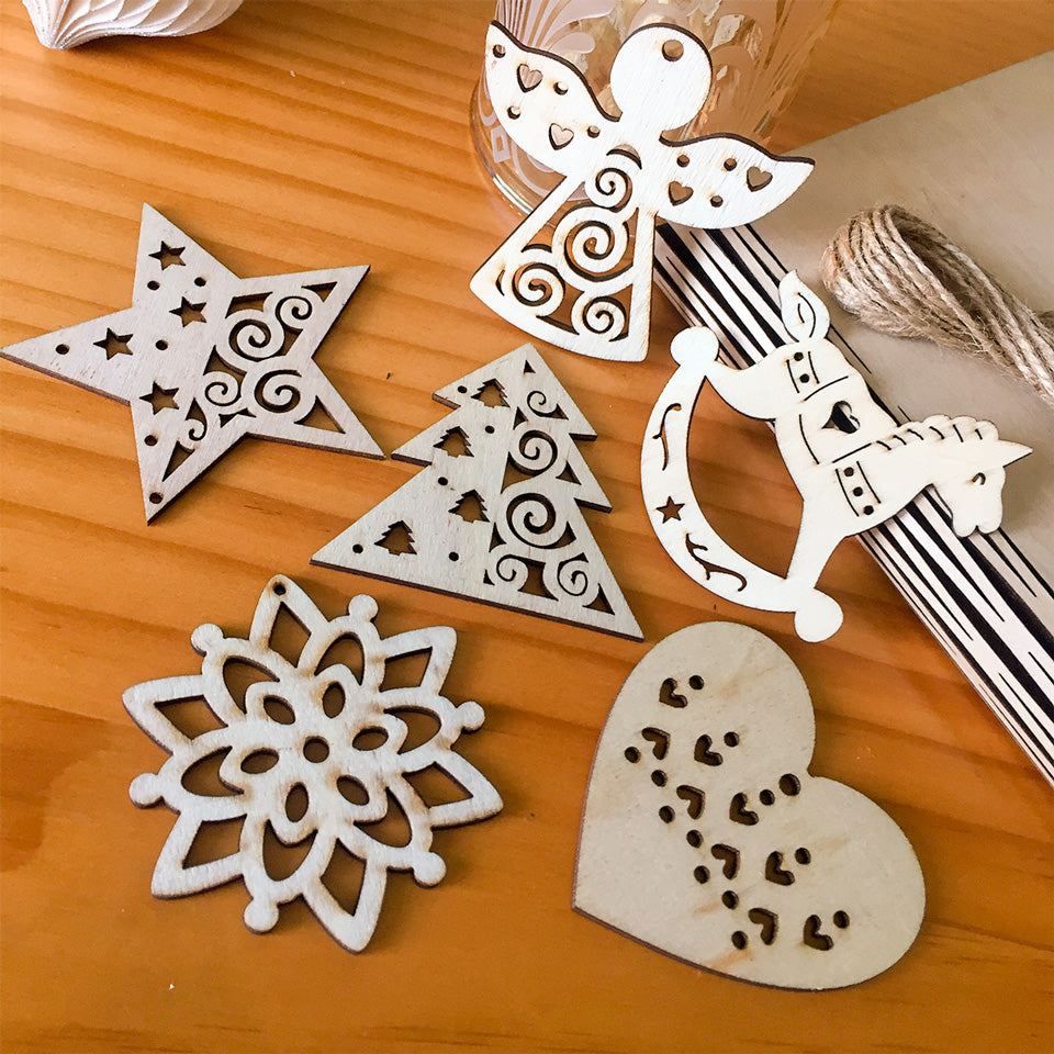 6 Styles Christmas Ornaments 