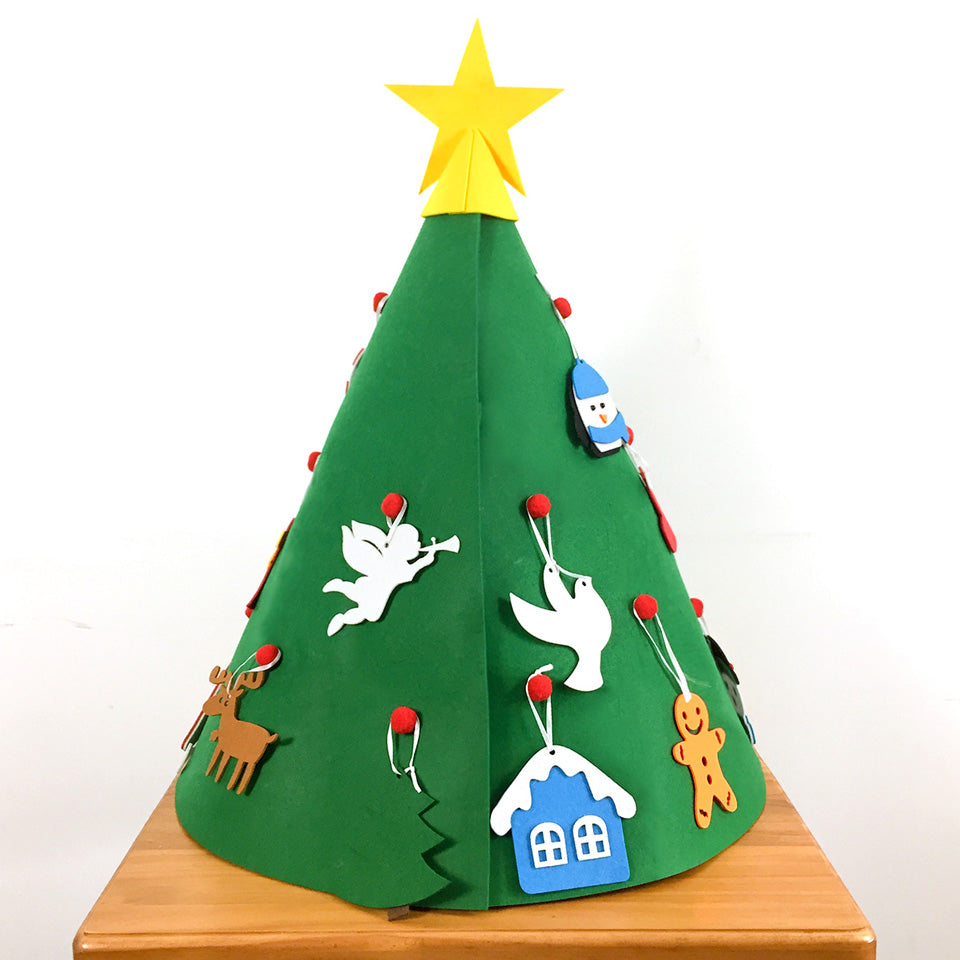 DIY Felt Toddler Christmas Tree
