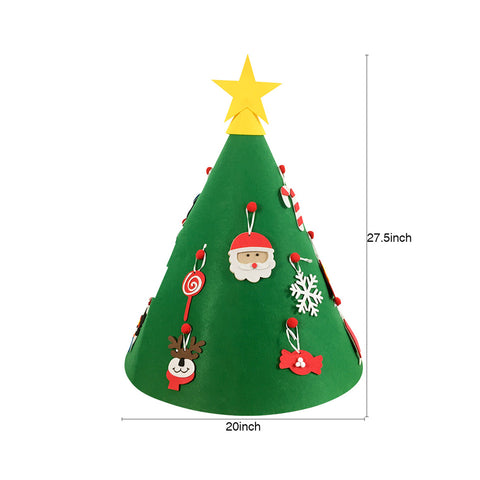 Image of DIY Felt Toddler Christmas Tree