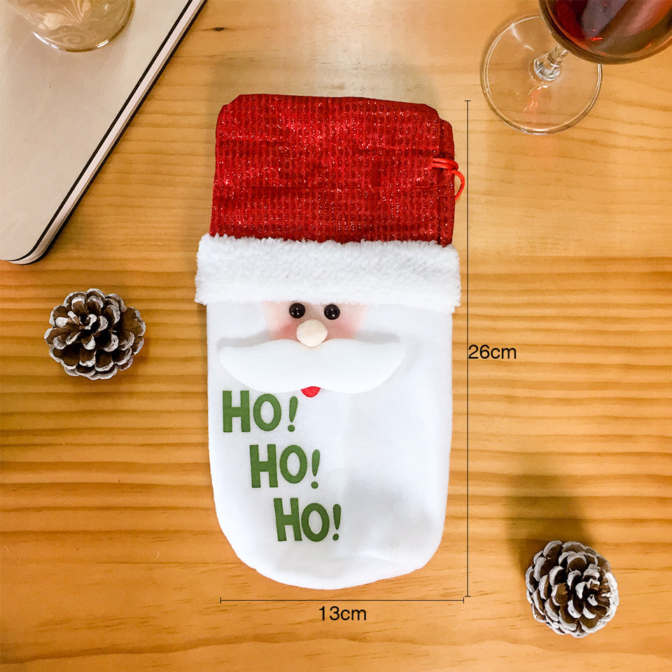 Christmas Wine Bottle Cover