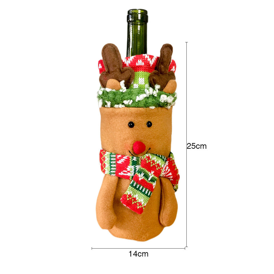 Christmas Wine Bottle Cover
