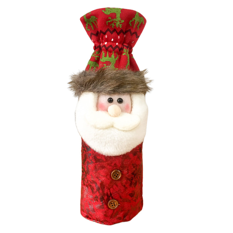 Christmas Wine Bottle Cover