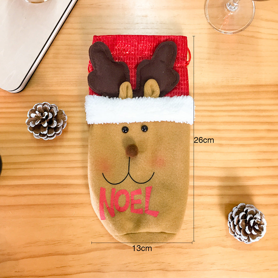 Christmas Wine Bottle Cover