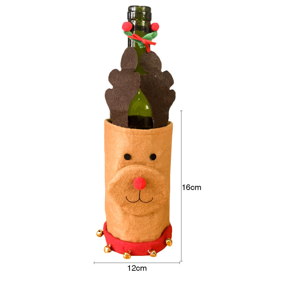 Christmas Wine Bottle Cover