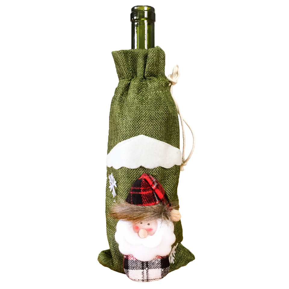 Christmas Wine Bottle Cover