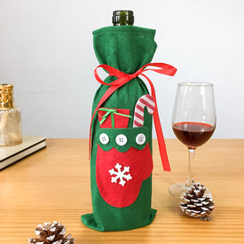 Christmas Wine Bottle Cover
