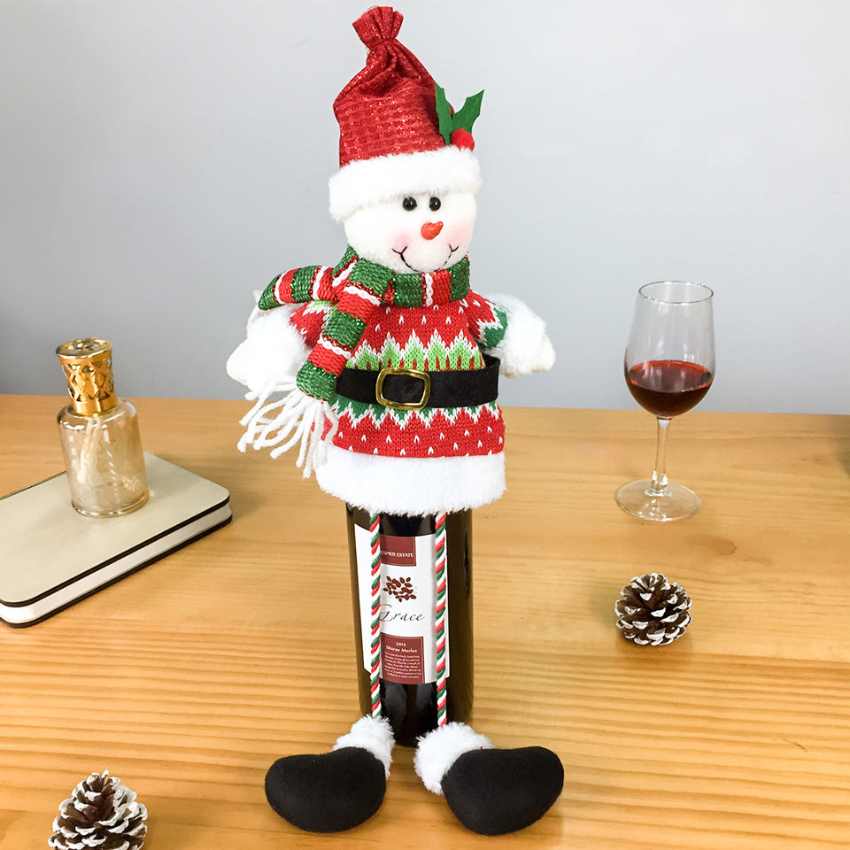 Christmas Wine Bottle Cover