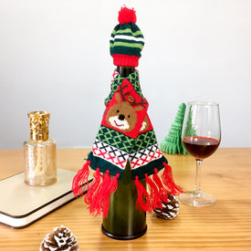 Christmas Wine Bottle Cover