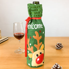 Christmas Wine Bottle Cover