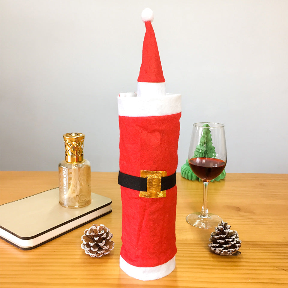 Christmas Wine Bottle Cover