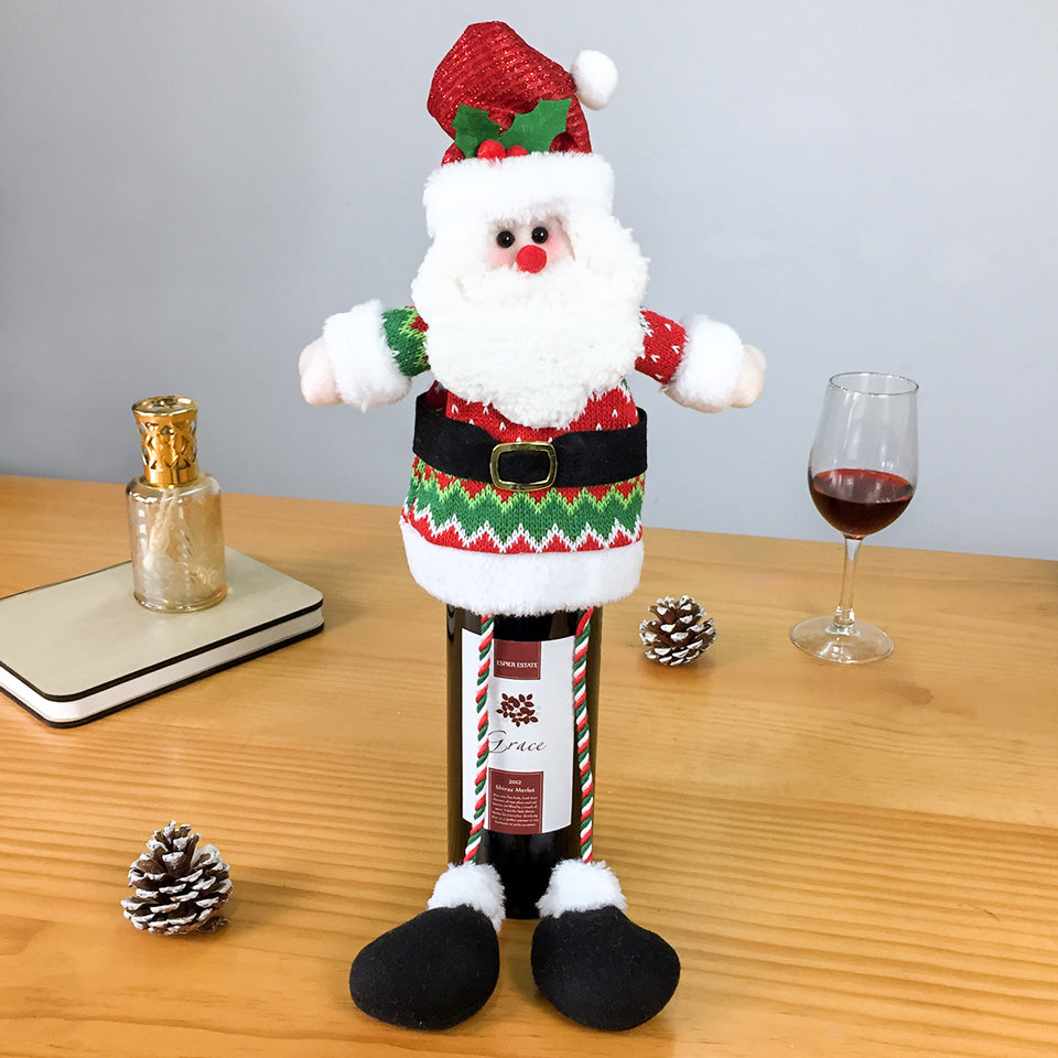 Christmas Wine Bottle Cover