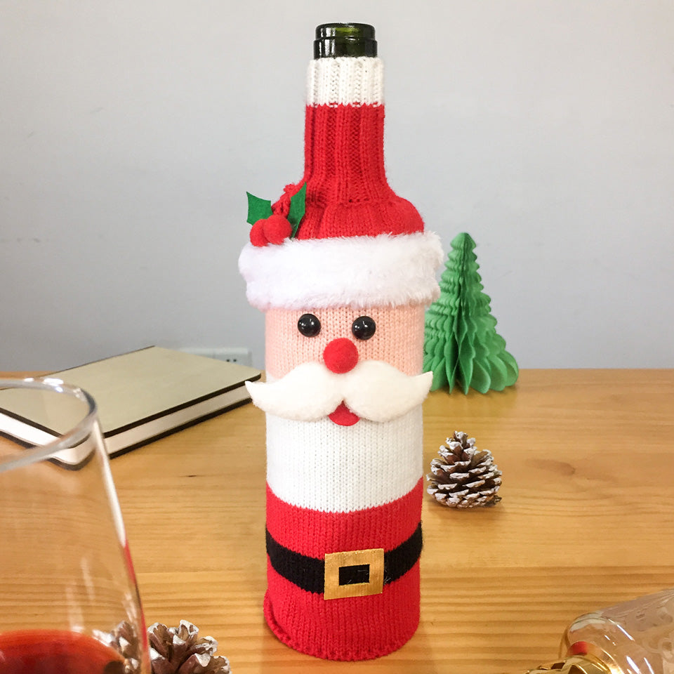 Christmas Wine Bottle Cover