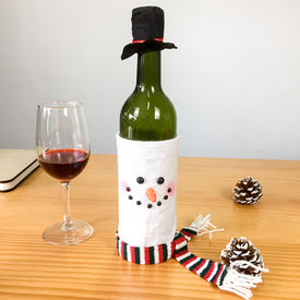 Christmas Wine Bottle Cover