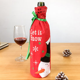 Christmas Wine Bottle Cover
