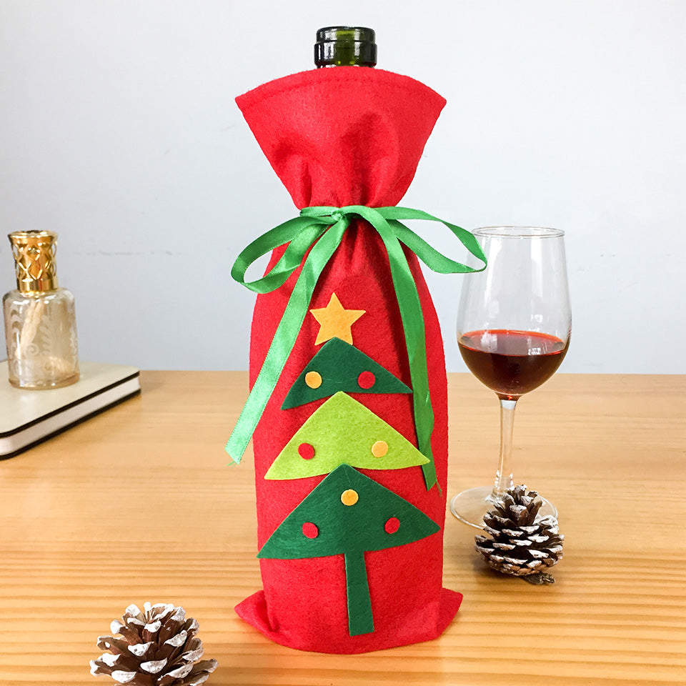 Christmas Wine Bottle Cover