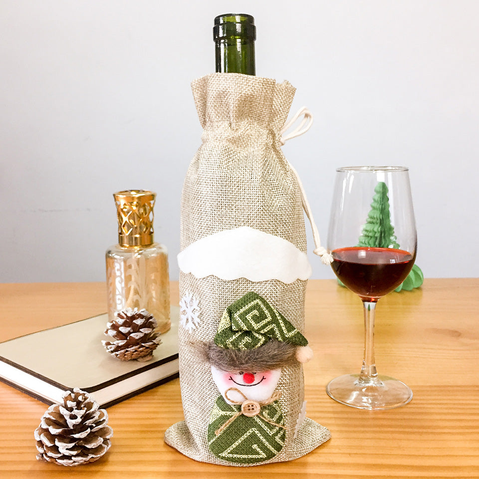 Christmas Wine Bottle Cover