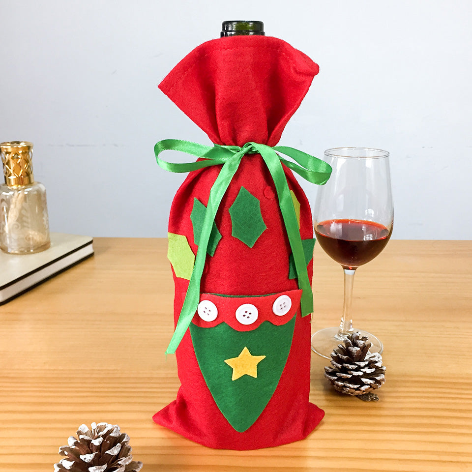 Christmas Wine Bottle Cover
