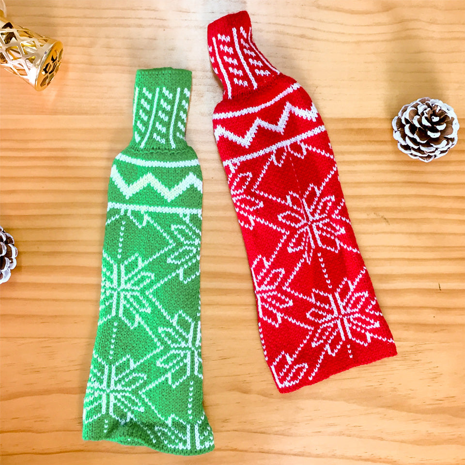 Christmas Wine Bottle Cover