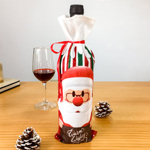 Christmas Wine Bottle Cover