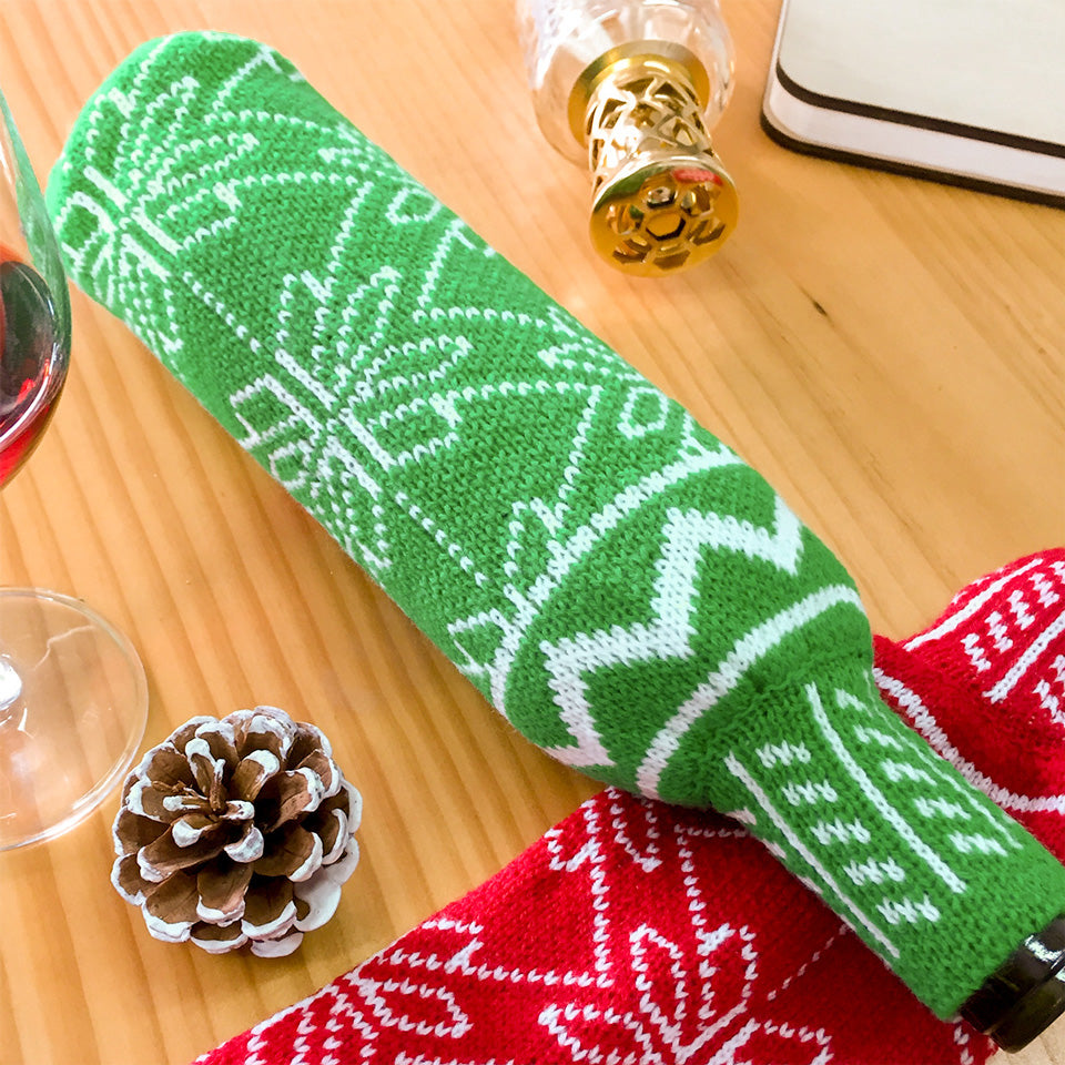 Christmas Wine Bottle Cover