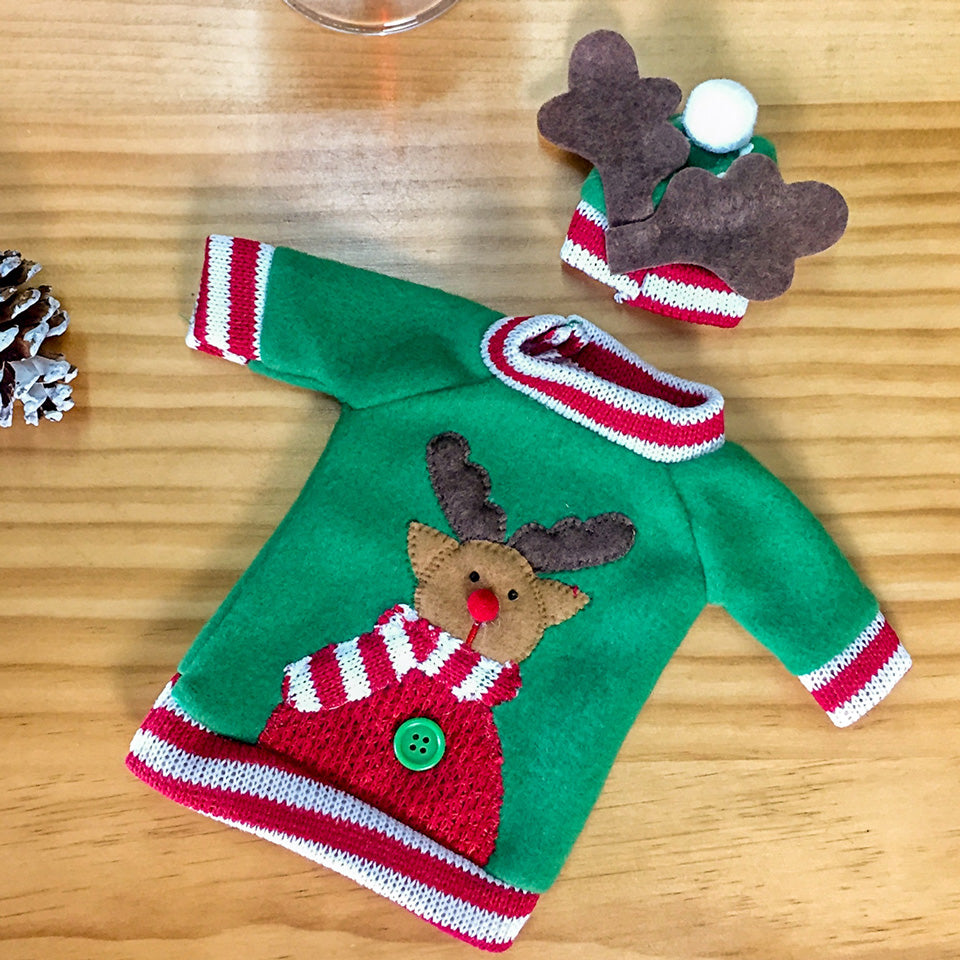 Christmas Wine Bottle Cover