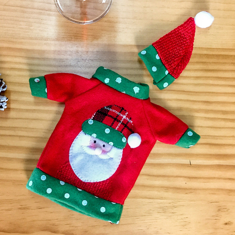 Christmas Wine Bottle Cover