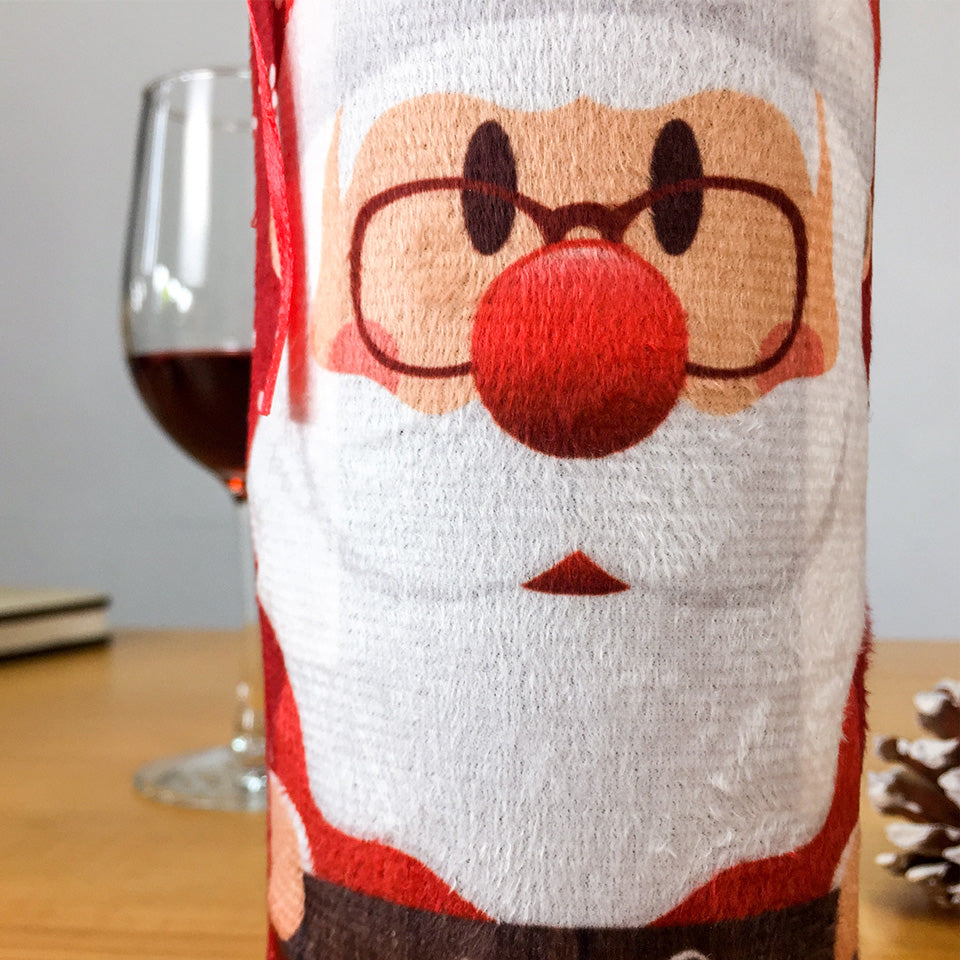 Christmas Wine Bottle Cover