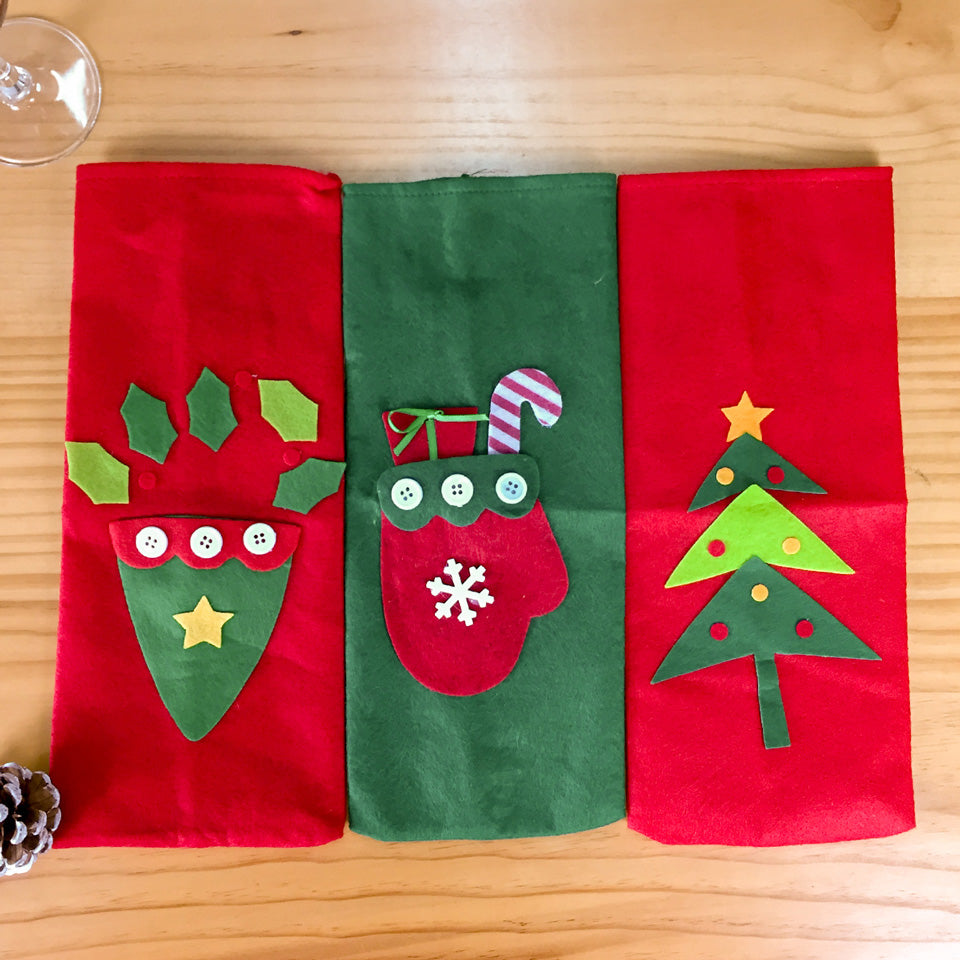 Christmas Wine Bottle Cover