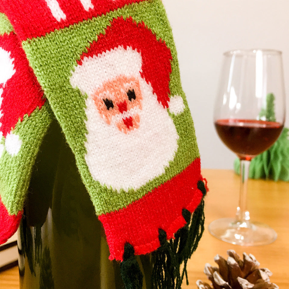 Christmas Wine Bottle Cover