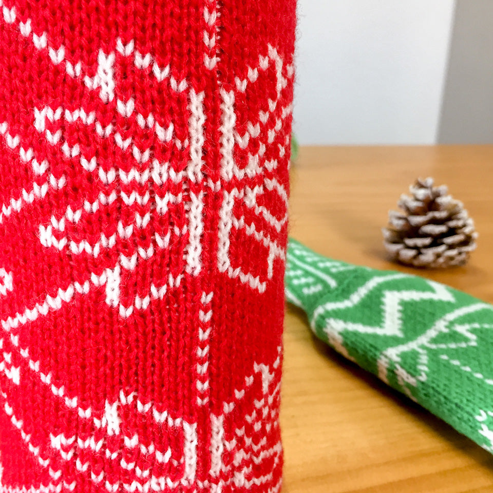 Christmas Wine Bottle Cover