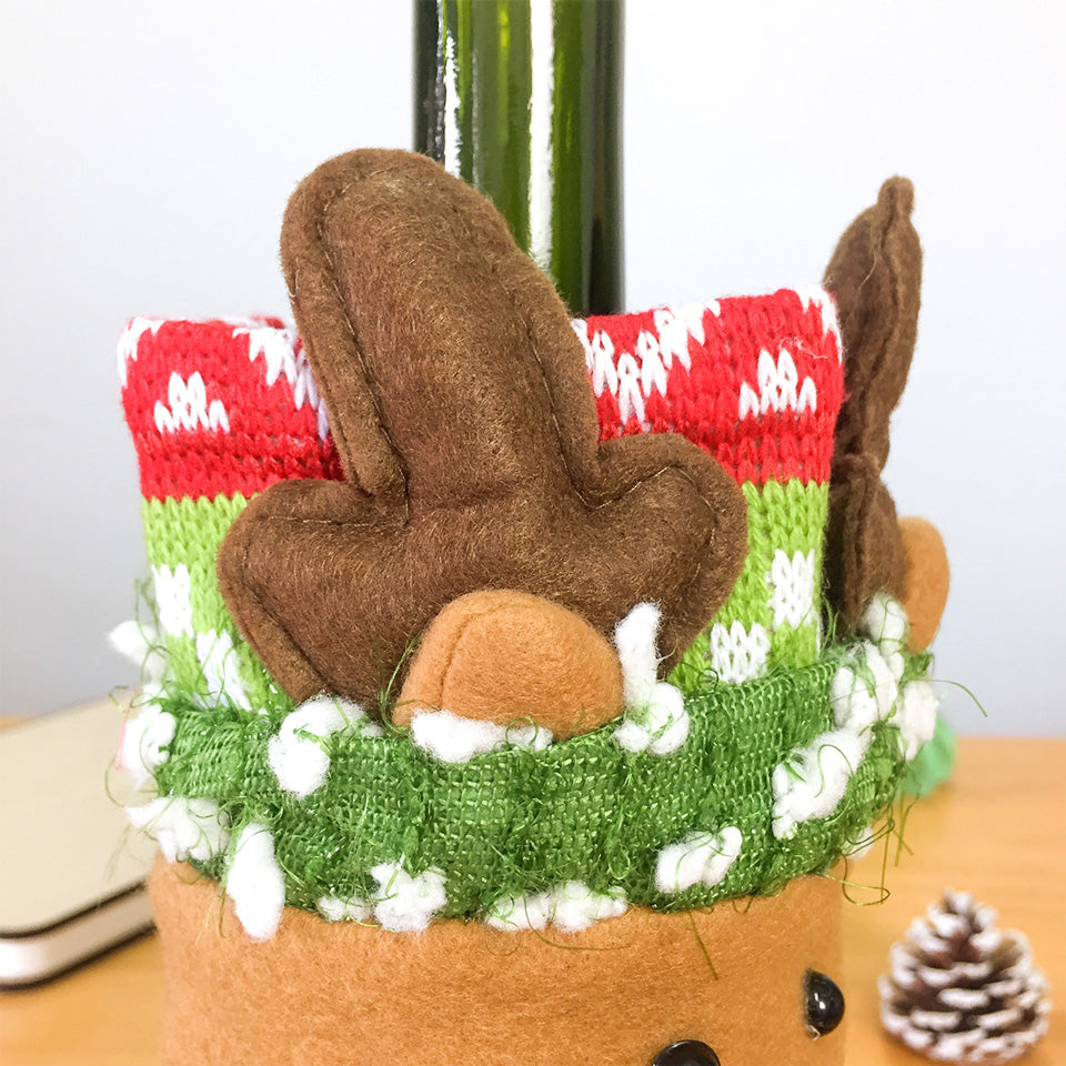 Christmas Wine Bottle Cover