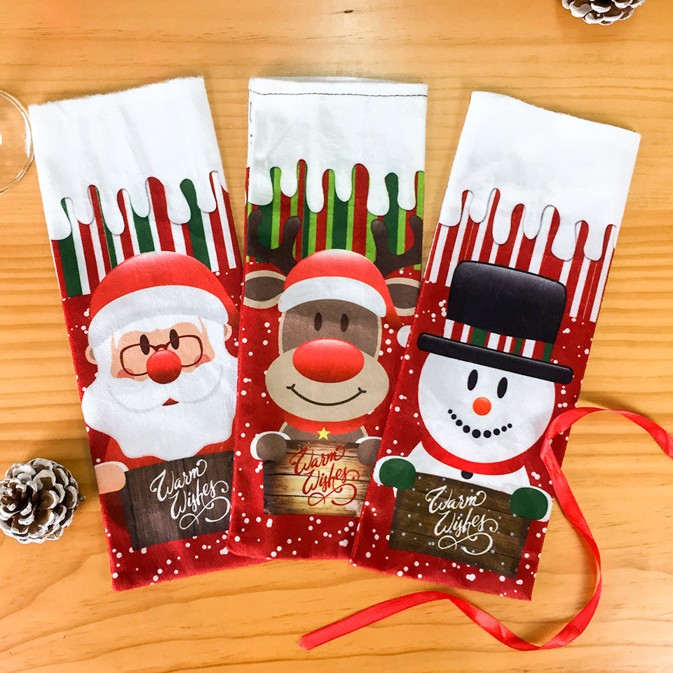 Christmas Wine Bottle Cover