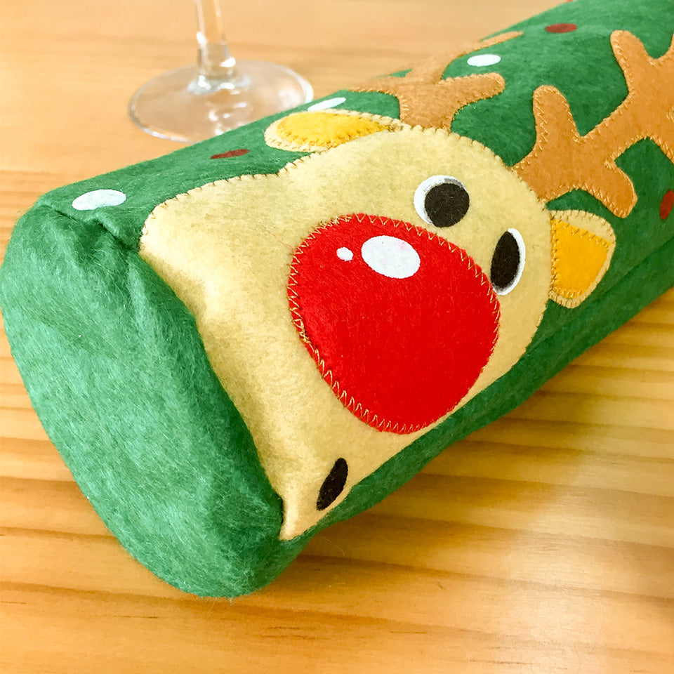 Christmas Wine Bottle Cover
