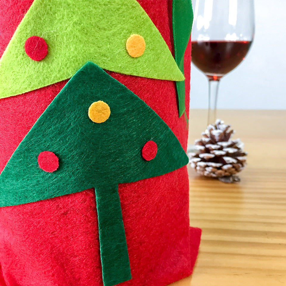Christmas Wine Bottle Cover