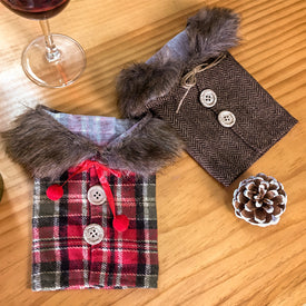 Christmas Wine Bottle Cover