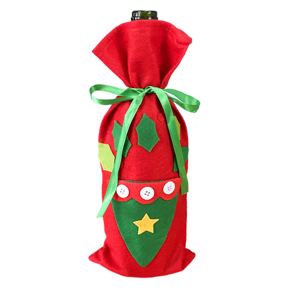 Christmas Wine Bottle Cover