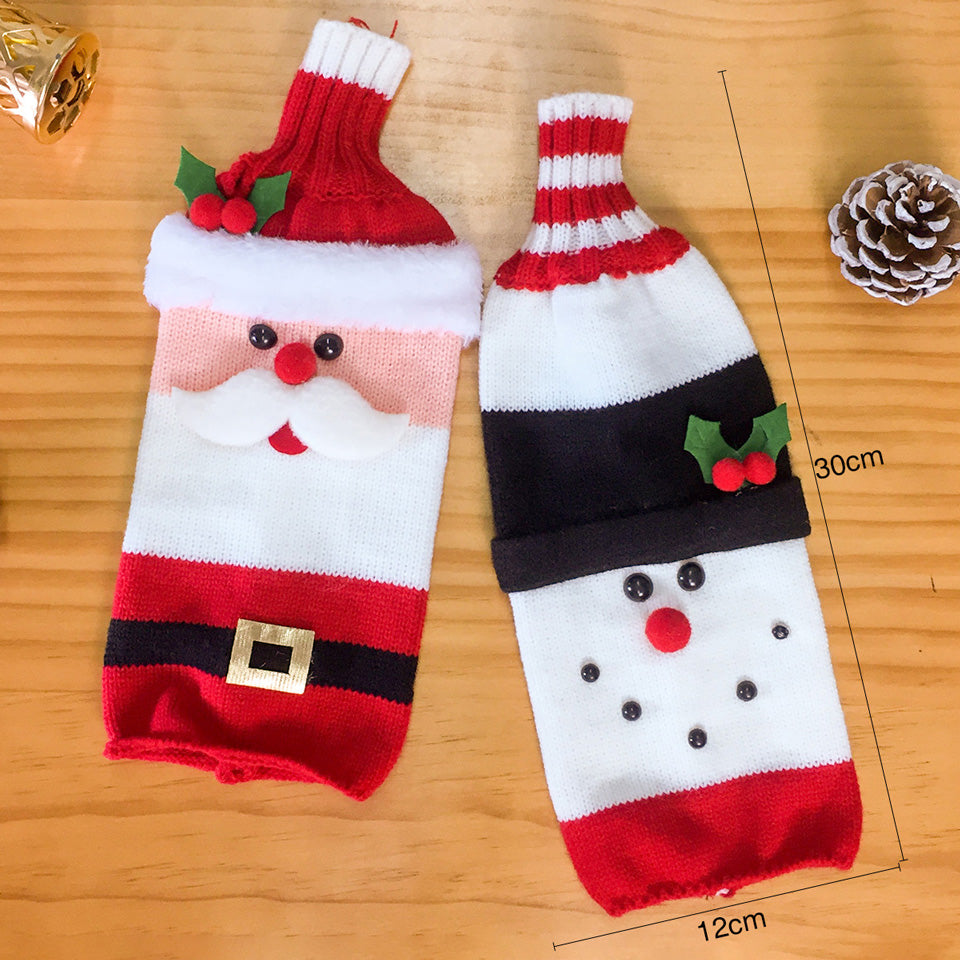 Christmas Wine Bottle Cover