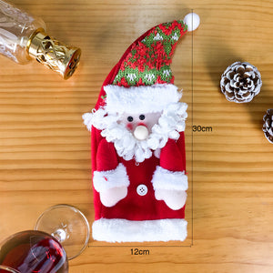 Christmas Wine Bottle Cover