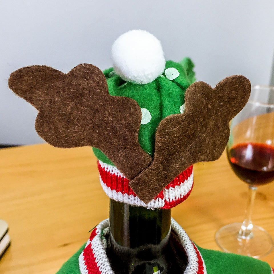 Christmas Wine Bottle Cover