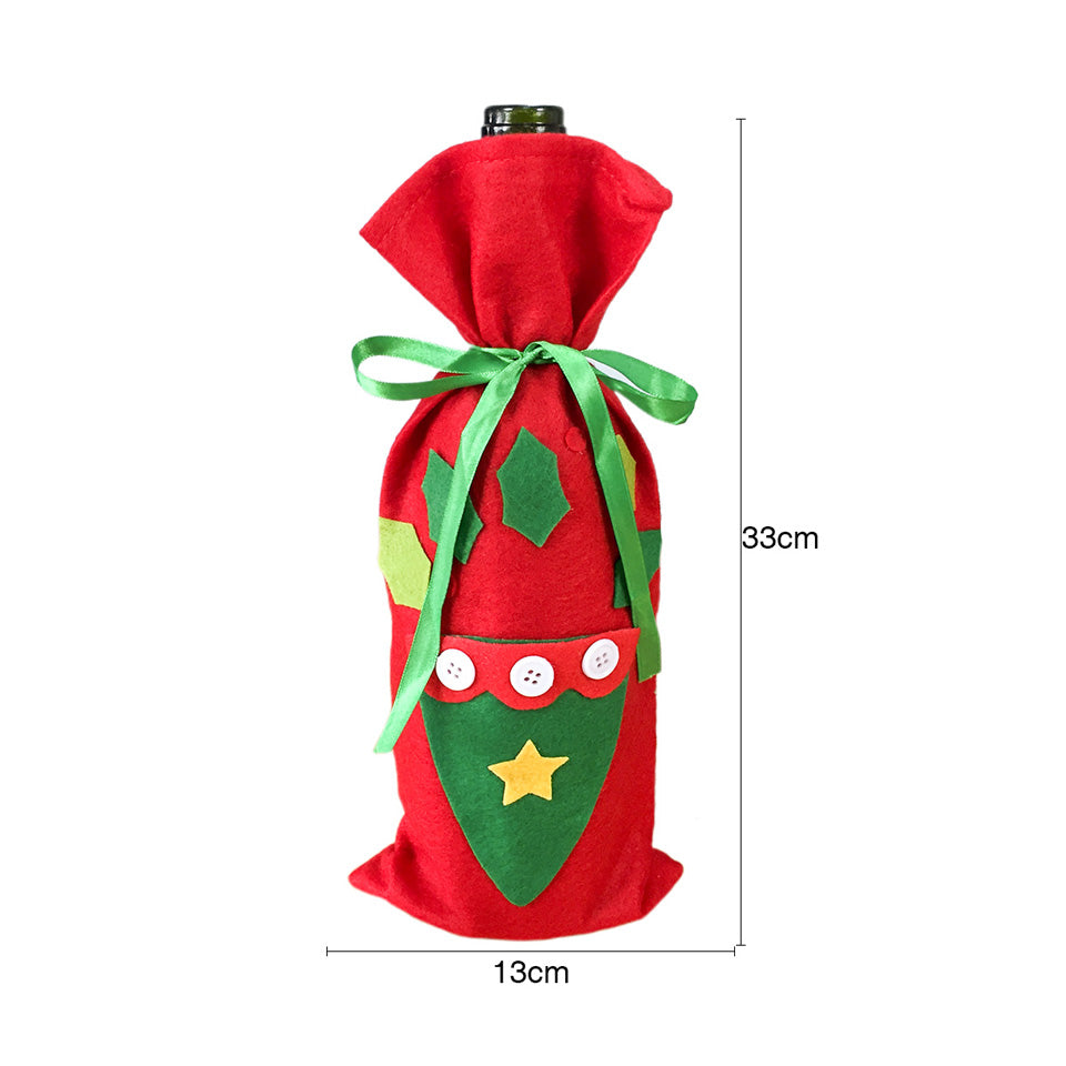 Christmas Wine Bottle Cover
